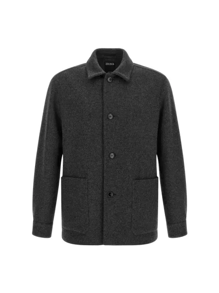 Kurtka Zegna wełniana szara