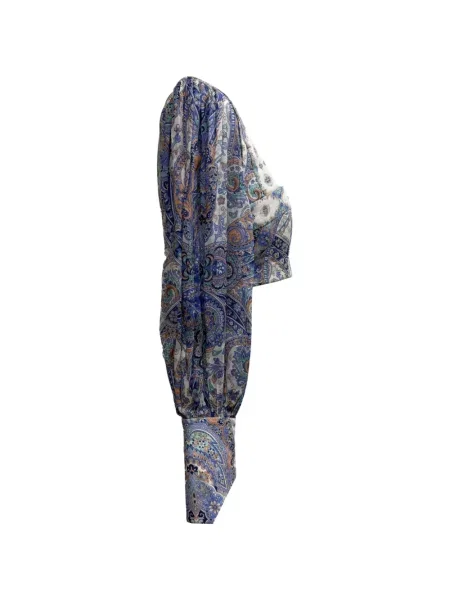 Top Zimmermann cu imagine cu model paisley albastru