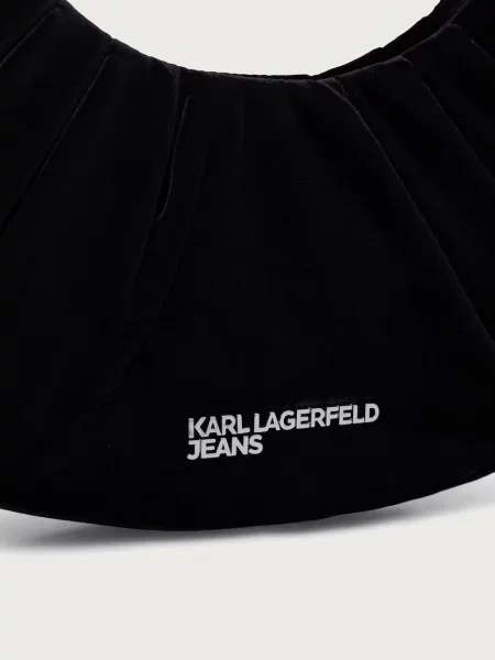 Karl Lagerfeld Jeans сумочка велюрова