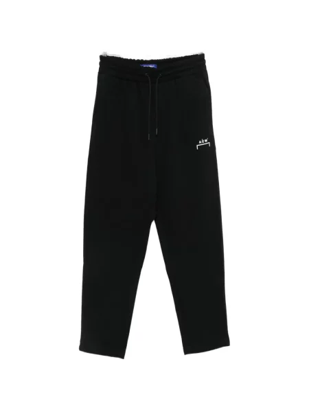 Pantaloni A-cold-wall* cu imagine alergare negru