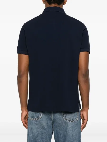 Polo Etro cu broderie albastru