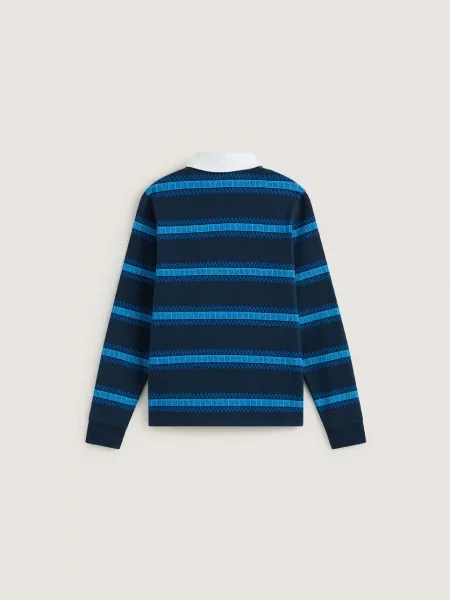Детское поло Vans синее