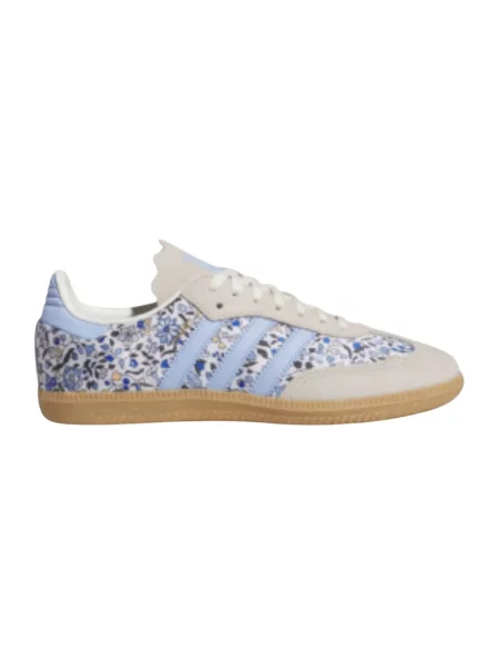 Sneakersy Adidas Samba zamszowe niebieskie