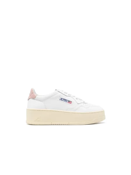 Sneakersy Autry na platformie białe
