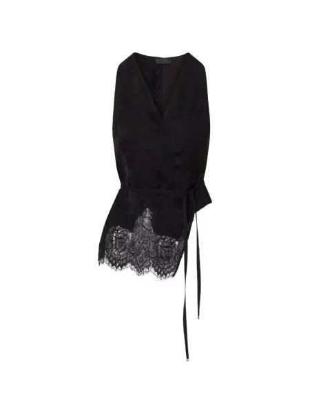 Top Liu Jo din jacard negru