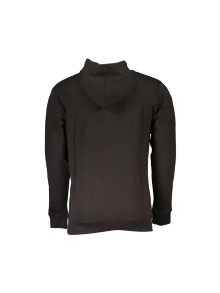 Bluza z kapturem Cavalli Class z długim rękawem czarna