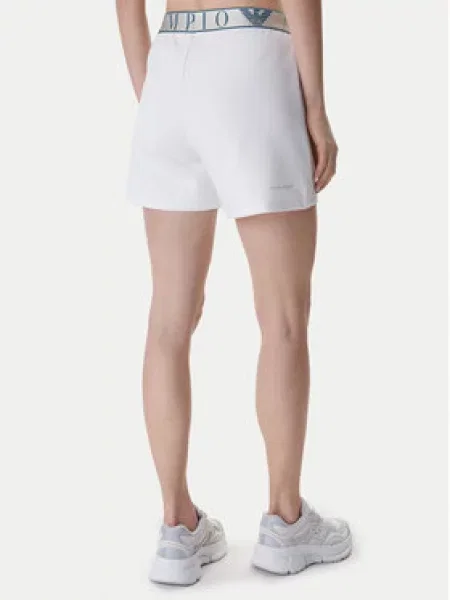 Sportovní kraťasy Emporio Armani bílé