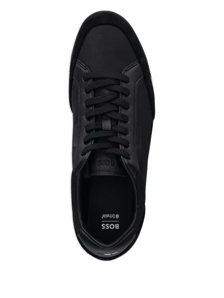 Sneakers Boss με κορδόνια με δαντέλα μαύρο