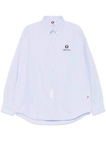 Cămașă Aape By A Bathing Ape în carouri albastru