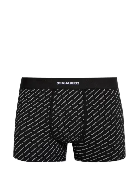 Șosete Dsquared2 cu imagine negru