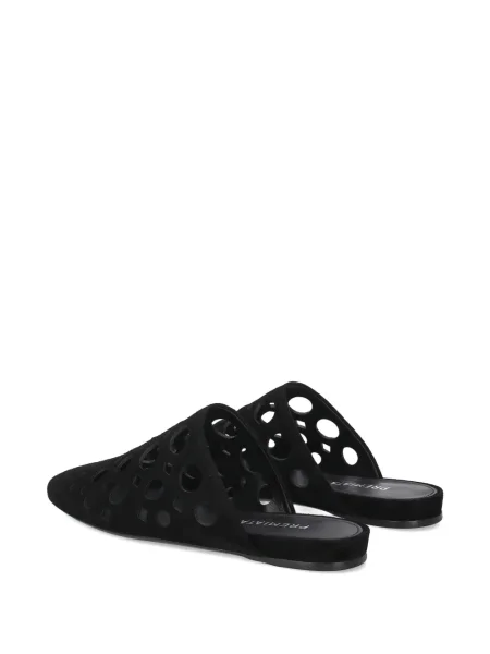Papuci tip mules Premiata din piele negru