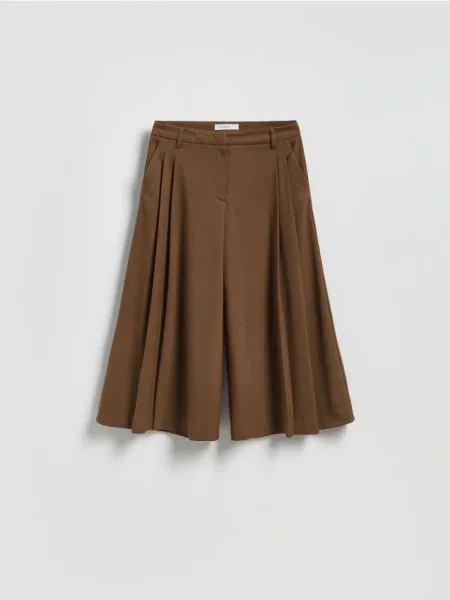 Reserved Штани-кюлоти золотисто-коричневий коричневі