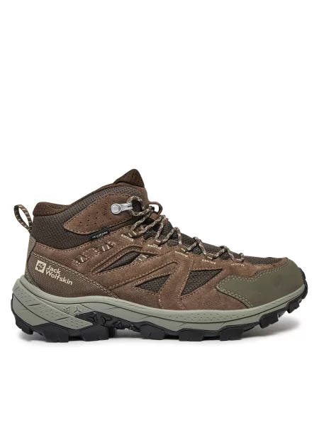 Turistiniai batai Jack Wolfskin Vojo Tour Mid M ruda