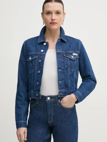 Яке Calvin Klein Jeans преходен модел синьо