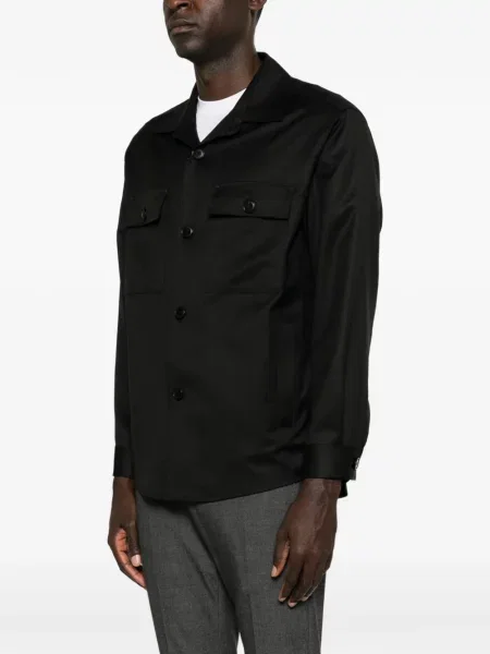 Geacă Boss de lână negru