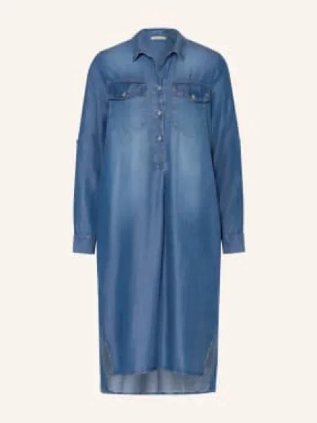Lilienfels Sukienka W Stylu Koszuli Z Efektem Jeansowym blau niebieska