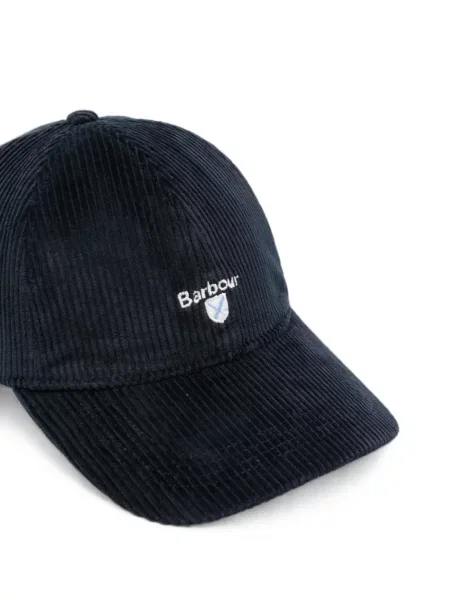 Șapcă Barbour de catifea cord albastru