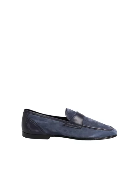 Półbuty Dolce And Gabbana zamszowe niebieskie