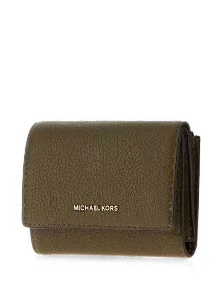 Portofel Michael Michael Kors din piele cu imagine verde