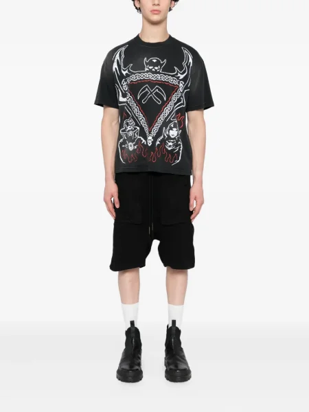 Tricou Warren Lotas cu imagine gri