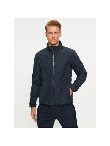 Kurtka Emporio Armani Train Premium Shield Down Light granatowa S niebieska