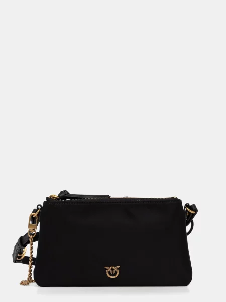 Pinko Geantă pe umăr DOUBLE MINI negru
