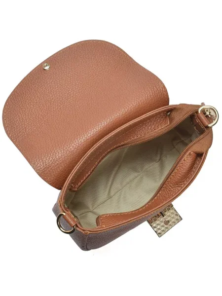 Crossbody kabelka Anna Luchini hnedá