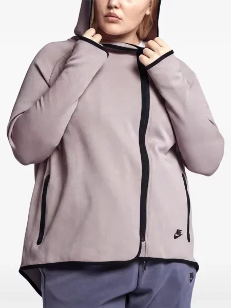 Pantaloni Nike cu autograf alergare din fleece roz