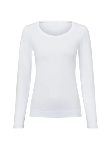 Marie Lund koszulka z długim rękawem Kobiety Dżersej M biały