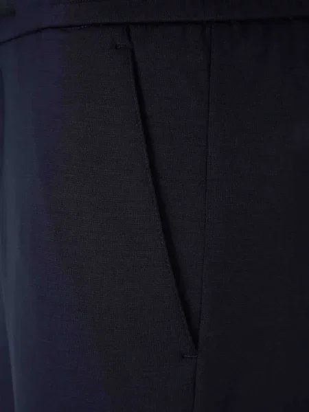 Stahovací šňůrka kalhoty Marco Pescarolo modré