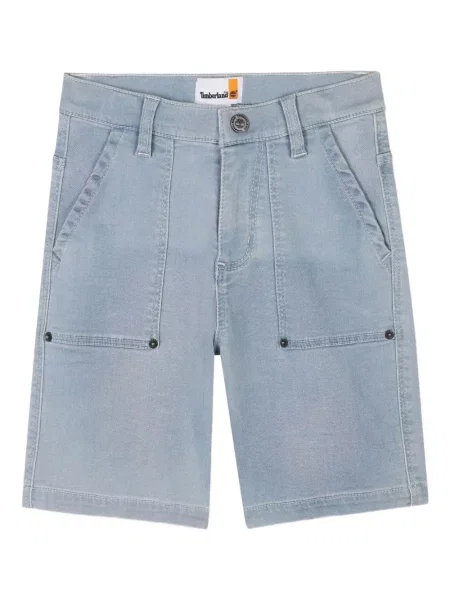 Dětské džínové šortky Timberland modré