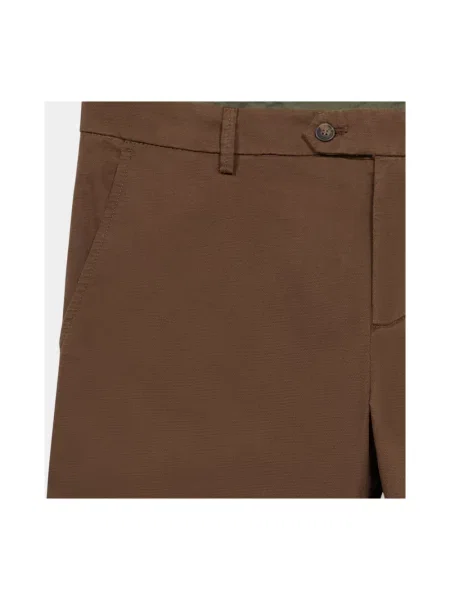 Spodnie Brooks Brothers brązowe