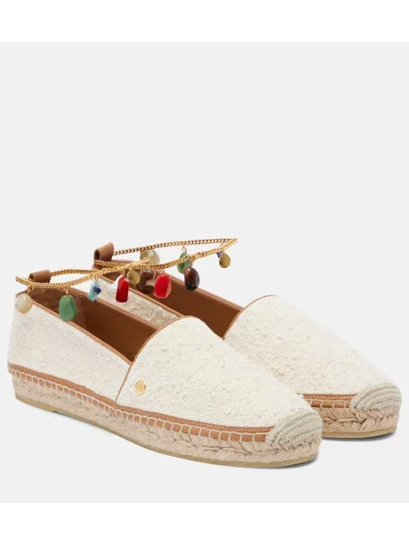 Espadrile Stella Mccartney din canvas alb