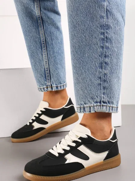 Sneakers Ysalesa cu inserții negri