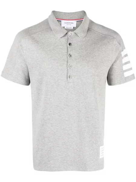 Polo Thom Browne cu dungi gri