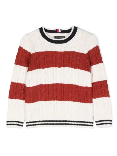 Sweter dziecięcy Tommy Hilfiger biały