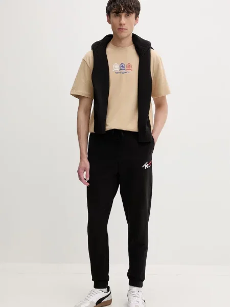 Tommy Jeans Pantaloni de trening negru