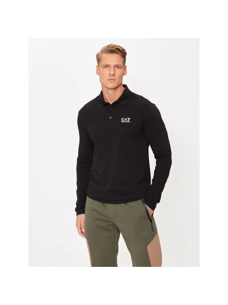 Emporio Armani Pólóing PJVQZ Regular Fit fekete