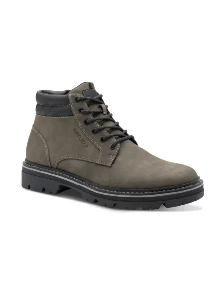 Buty do kostki S.oliver zamszowe brązowe