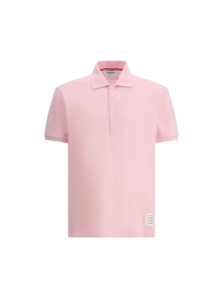 Koszulka polo Thom Browne różowa