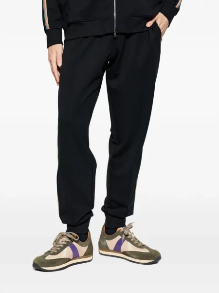 Pantaloni Paul Smith cu dungi negru