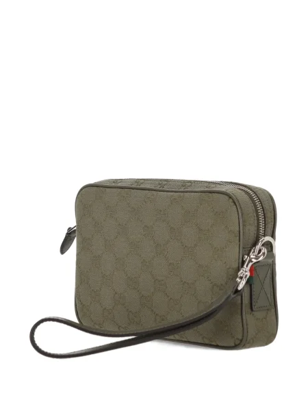 Geantă Gucci din canvas mini verde