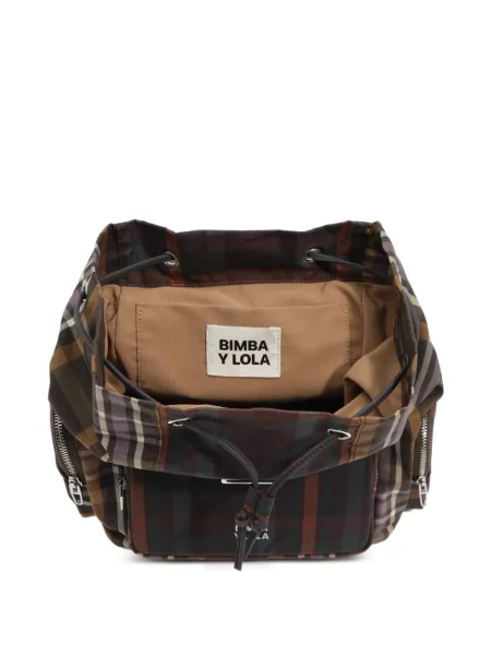Rucsac Bimba Y Lola în carouri verde