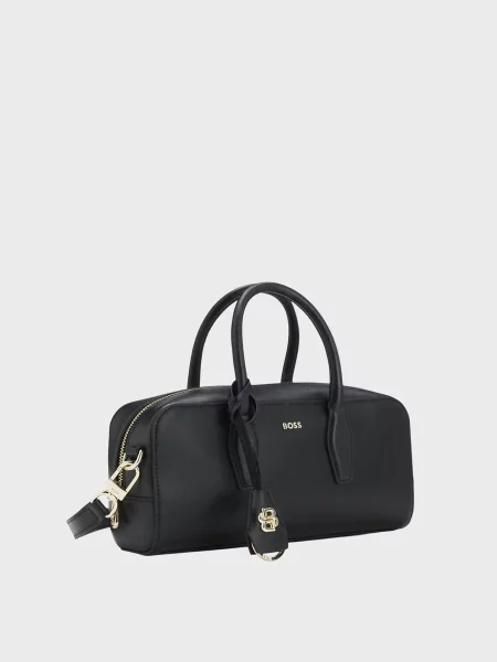 Кожаная сумка Boss черная