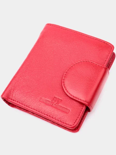 ST Leather Accessories Гаманець Шкіра червоний