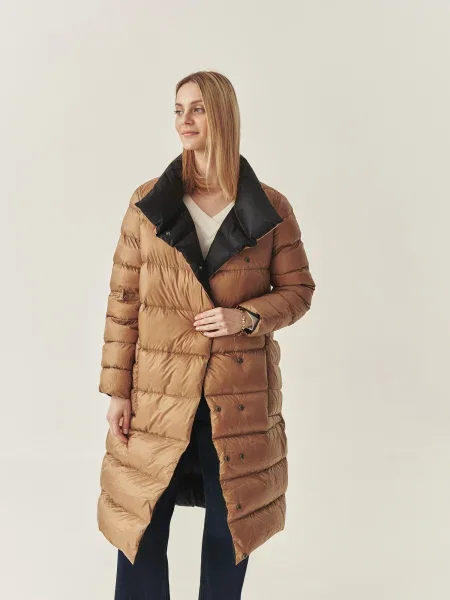 TATUUM Palton de iarnă AKO maro negru