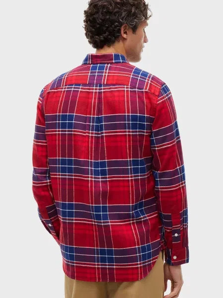 Клетчатая рубашка Tommy Hilfiger красная