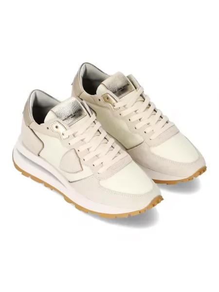 Sneakersy Philippe Model zamszowe wsuwane beżowe