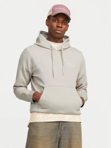 Jack&Jones Mikina Corp Logo béžová