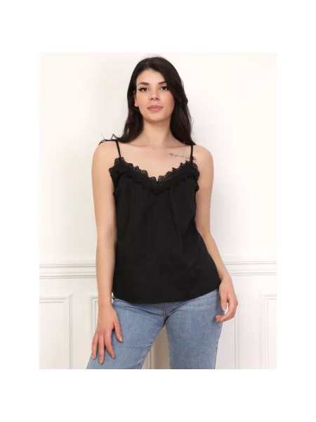 Top La Modeuse crna